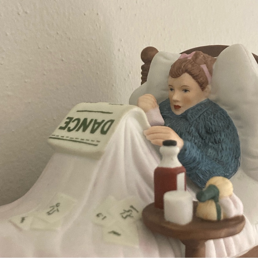 Norman Rockwell “The Cold” Porcelain Figurine